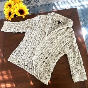 Dana‎ Buchman Cardigan Women's Size XL Knit Open Front